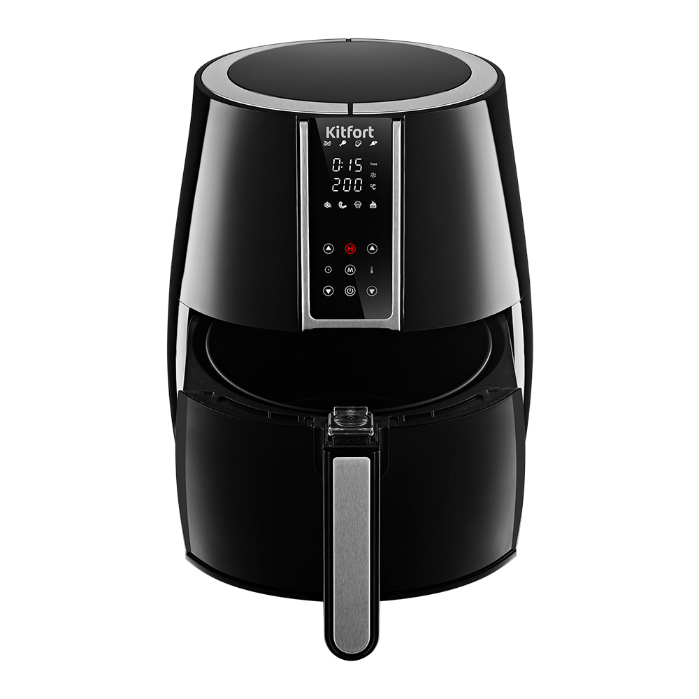 Изображение товара Аэрогриль Kitfort КТ-2227 8 программ черный для запекания жарки и выпечки