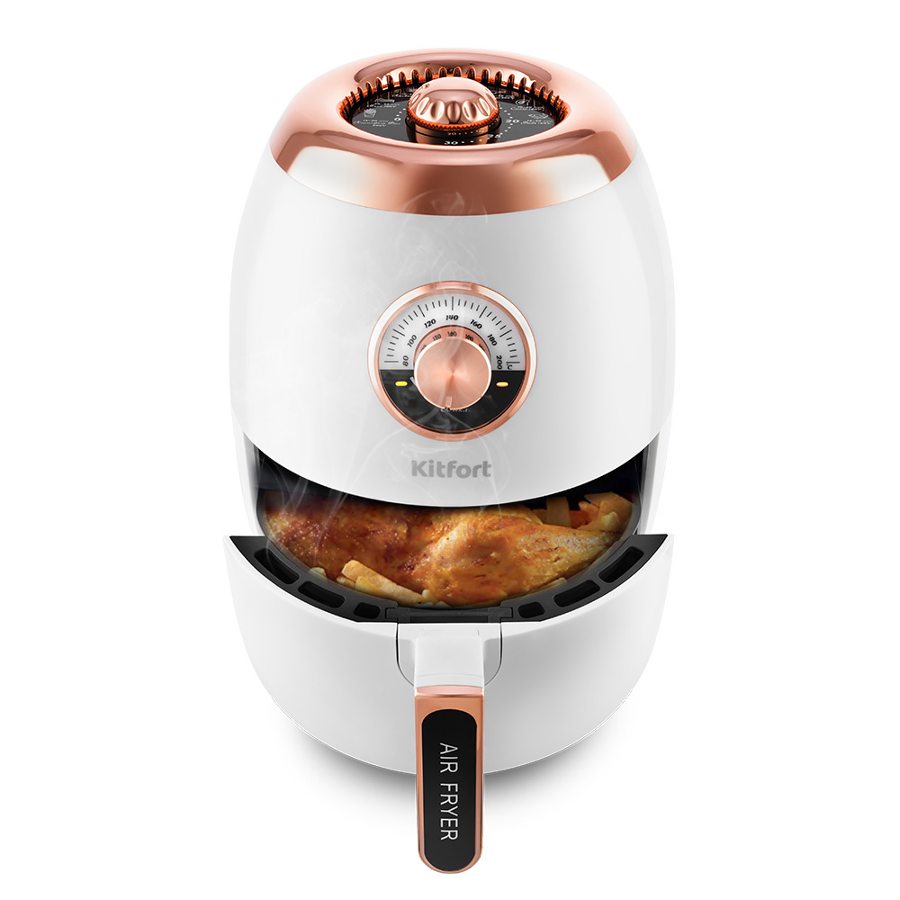 Изображение товара Аэрогриль Kitfort КТ-2213-3 белый многофункциональный мощный бюджетный