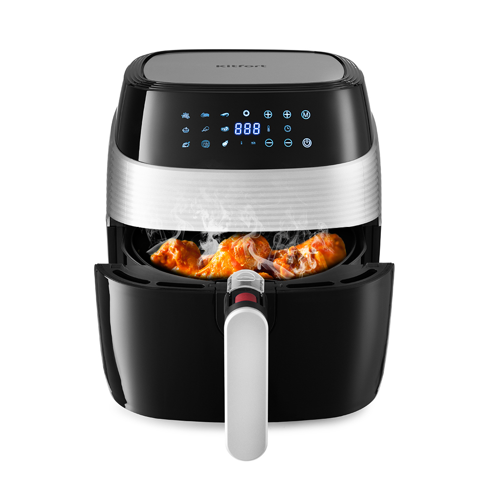 Изображение товара Аэрогриль Kitfort КТ-2229 черный 3.5 л 9 программ для здорового питания