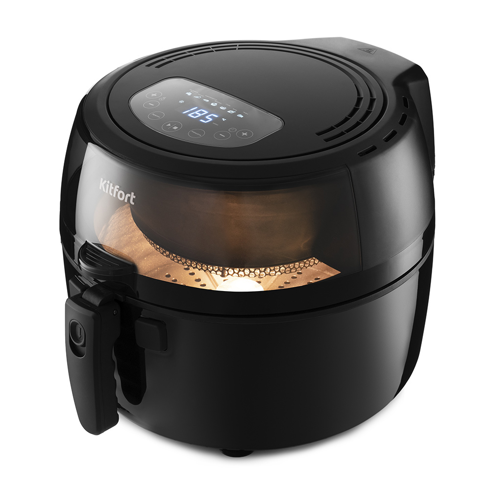 Изображение товара Аэрогриль Kitfort КТ-2214 5 л 7 программ черный для запекания и жарки