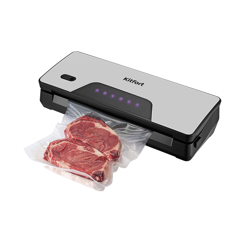 Изображение товара Вакуумная упаковочная машина Kitfort КТ-1517 серый
