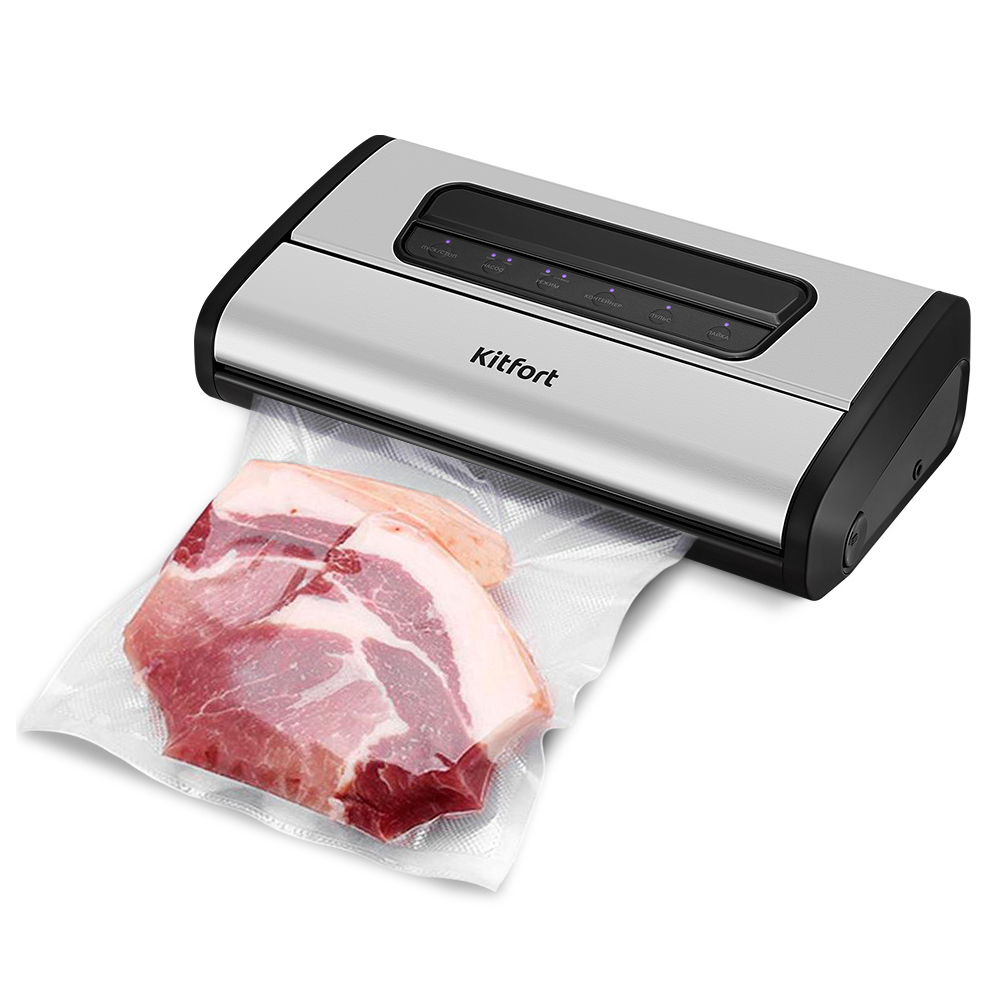Изображение товара Вакуумная упаковочная машина Kitfort Кт-1519 для продления свежести продуктов
