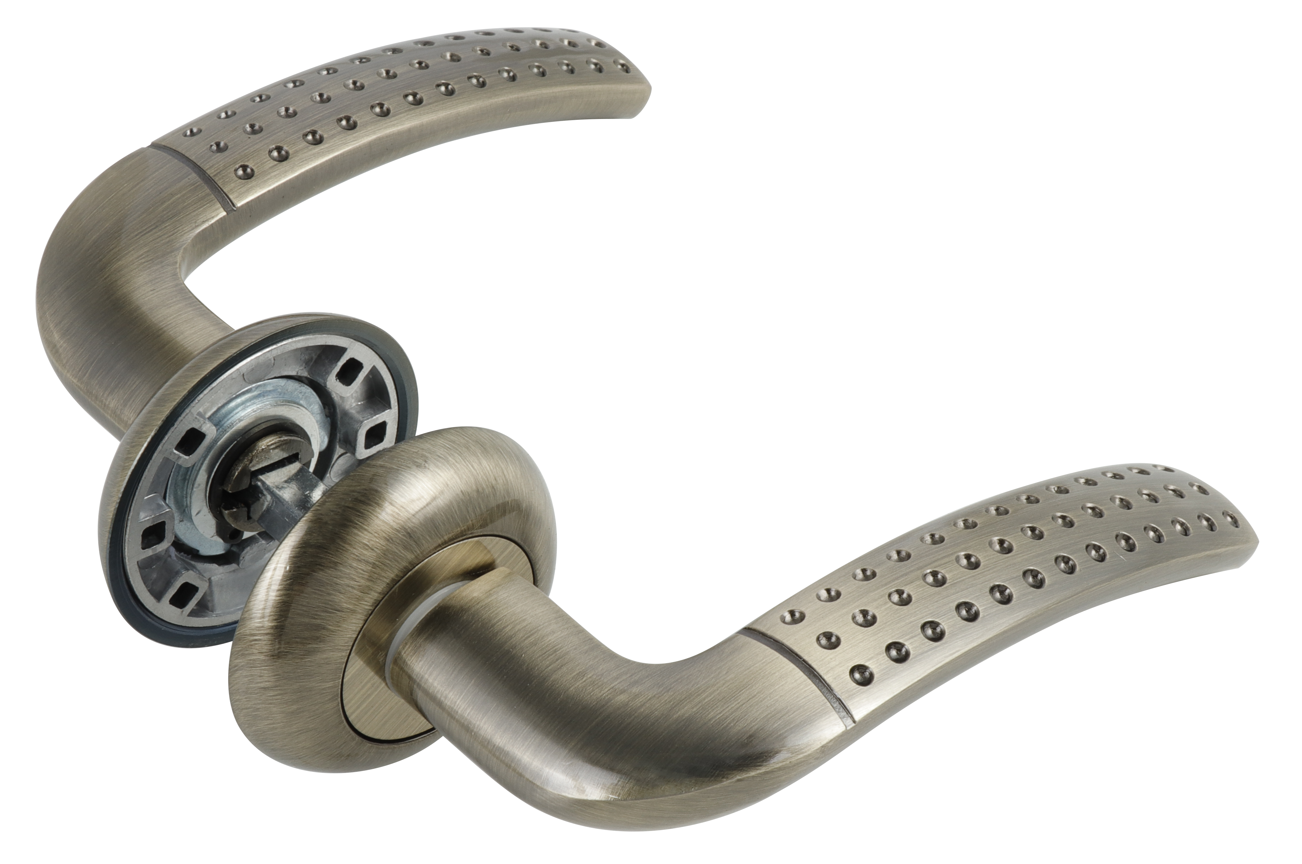 Дверная ручка Edson EDS-10-Z01 без запирания алюминий гальваническое покрытие цвет бронза