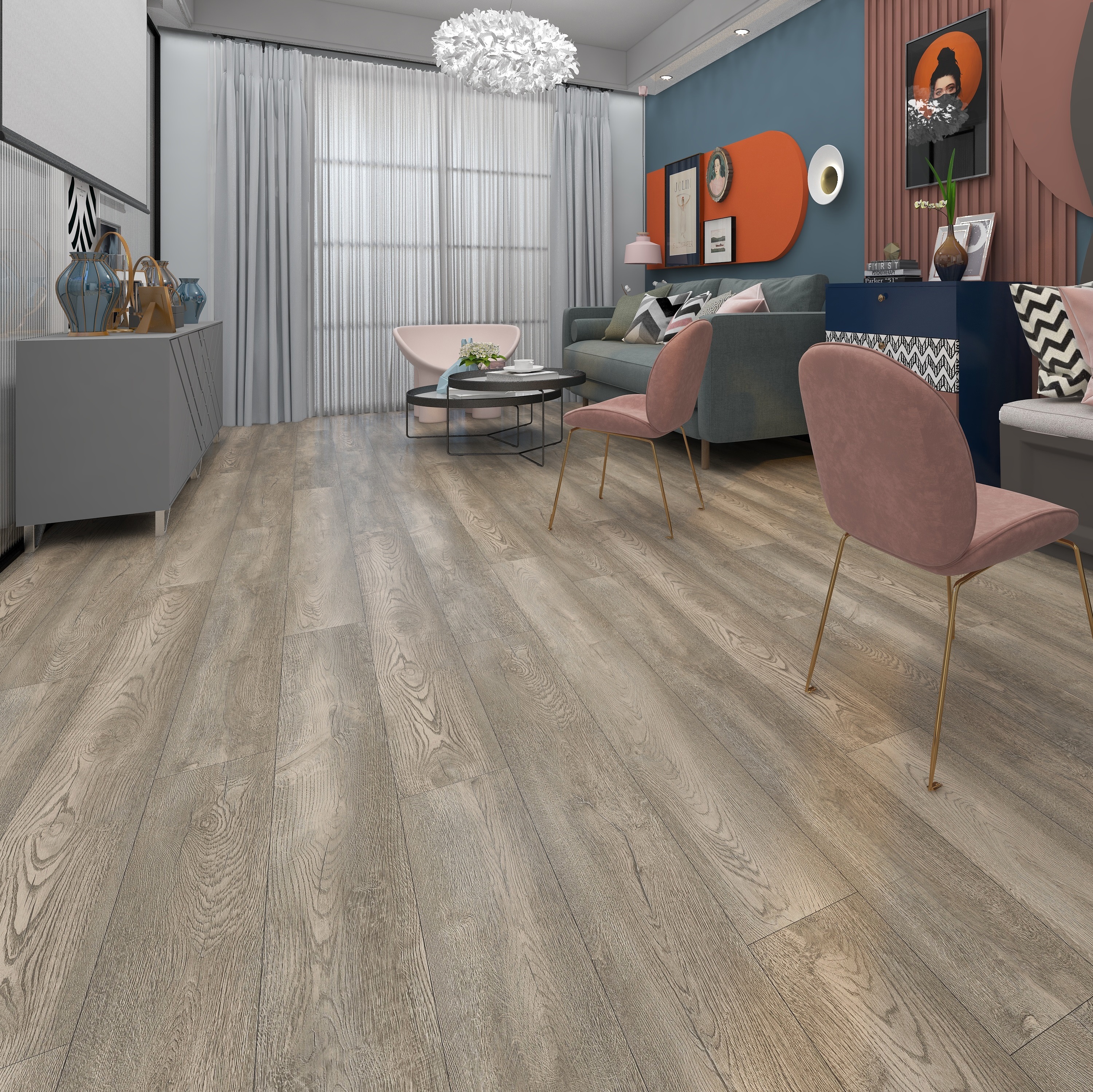 Изображение товара СПК плитка Floorwood Unit Дуб Фолио 43 класс толщина 4 мм, 2.63 м², цена за упаковку