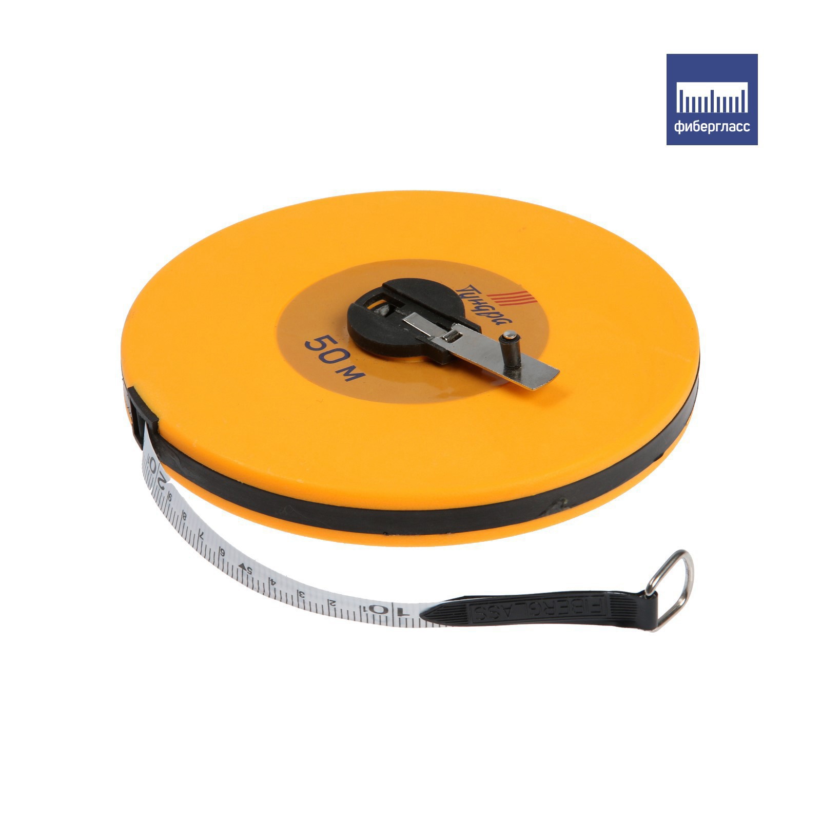 Изображение товара Рулетка геодезическая ТУНДРА 3714809, 50 м x 13 мм