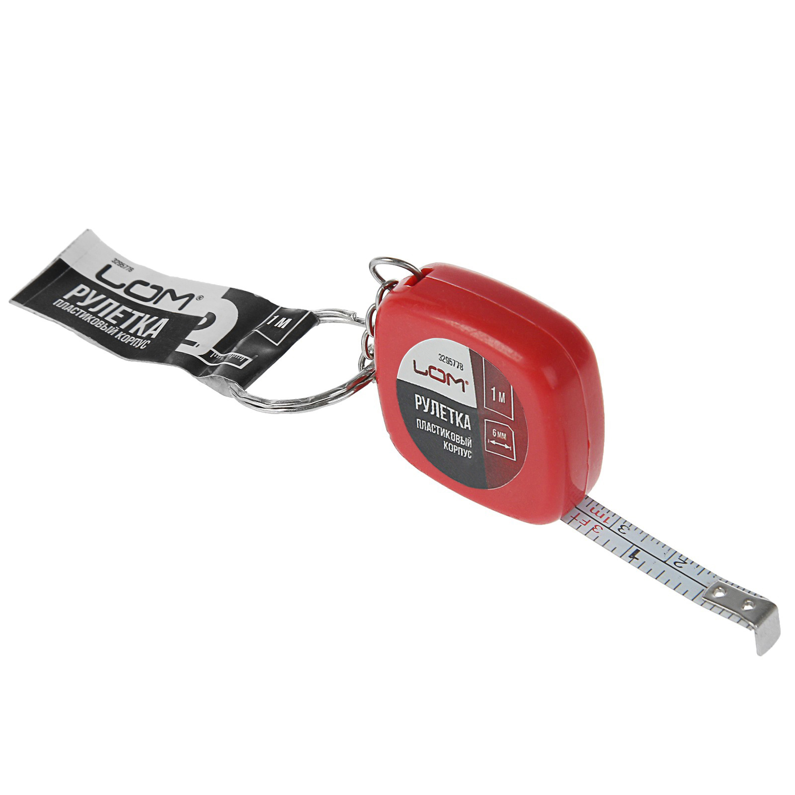 Изображение товара Рулетка Лом 3295778 ударопрочная, 1 м x 6 мм