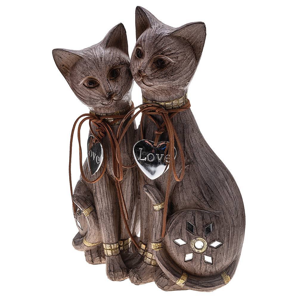 Изображение товара Декоративная фигурка "Кошки" 20x11x26 см