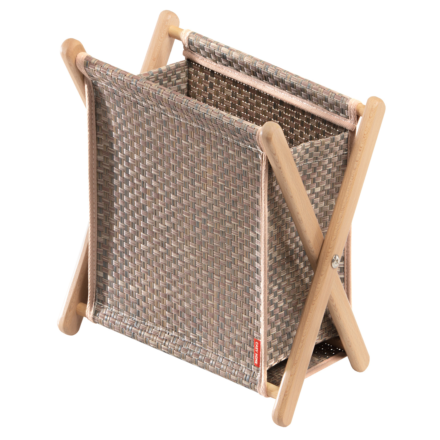 Изображение товара Корзина для бумаг Casy home 15x23x23 см полиэстер цвет коричневый