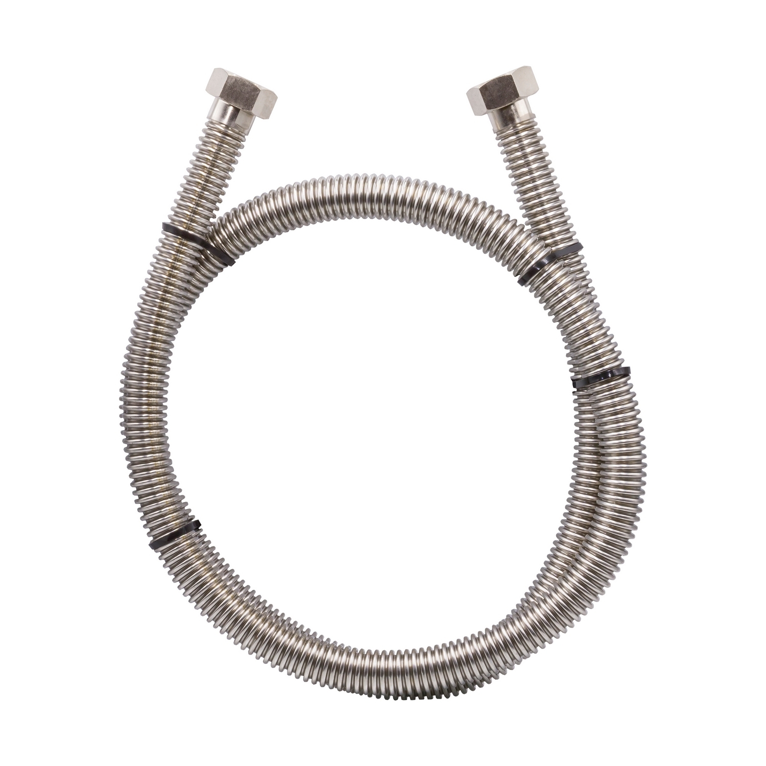 Изображение товара Газовая подводка сильфонная VRT 200 см 3/4" внутренняя резьба нержавеющая сталь