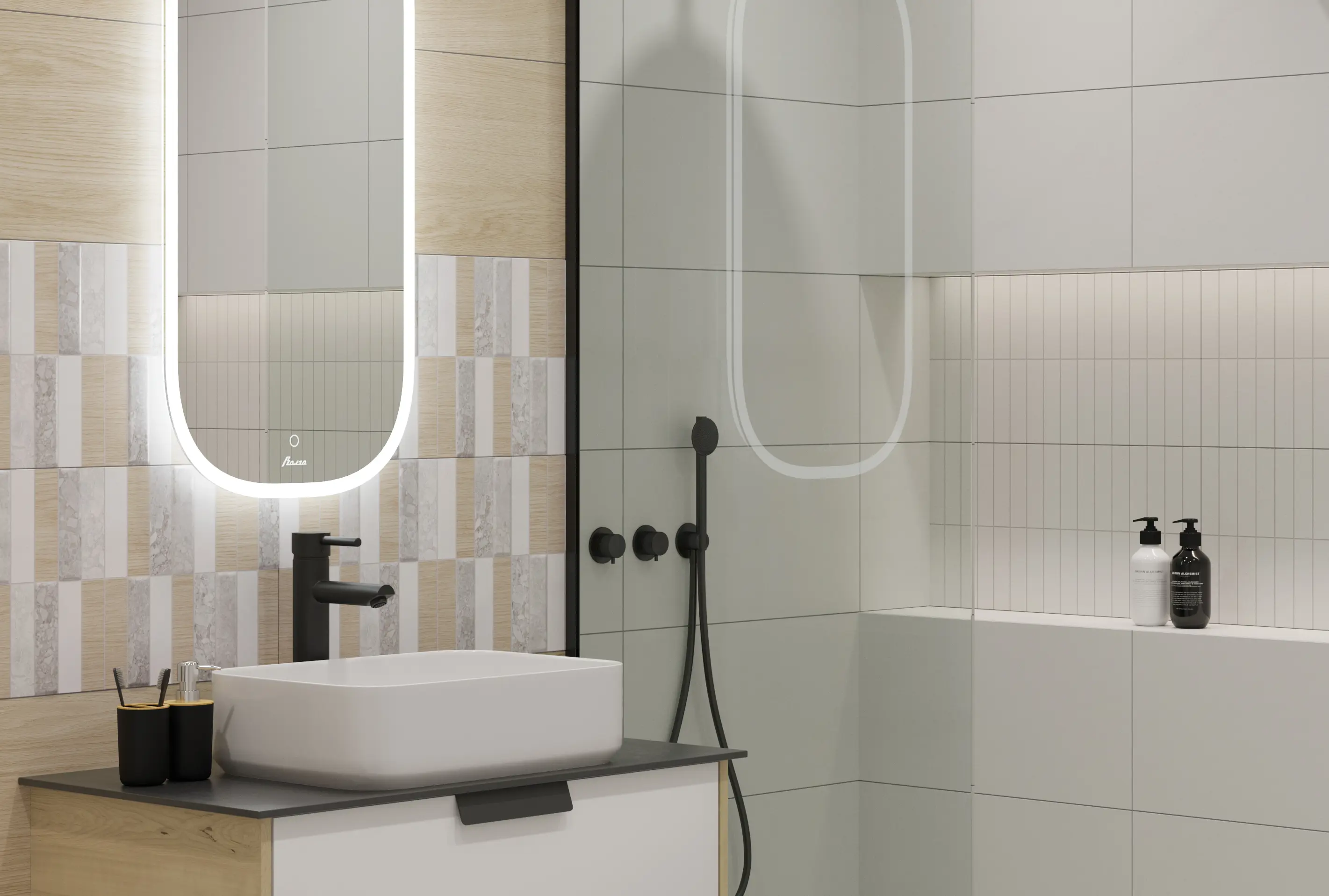Декор настенный LB Ceramics Спектр 30x60.3 см 1.44 м² матовый цвет белый - 6