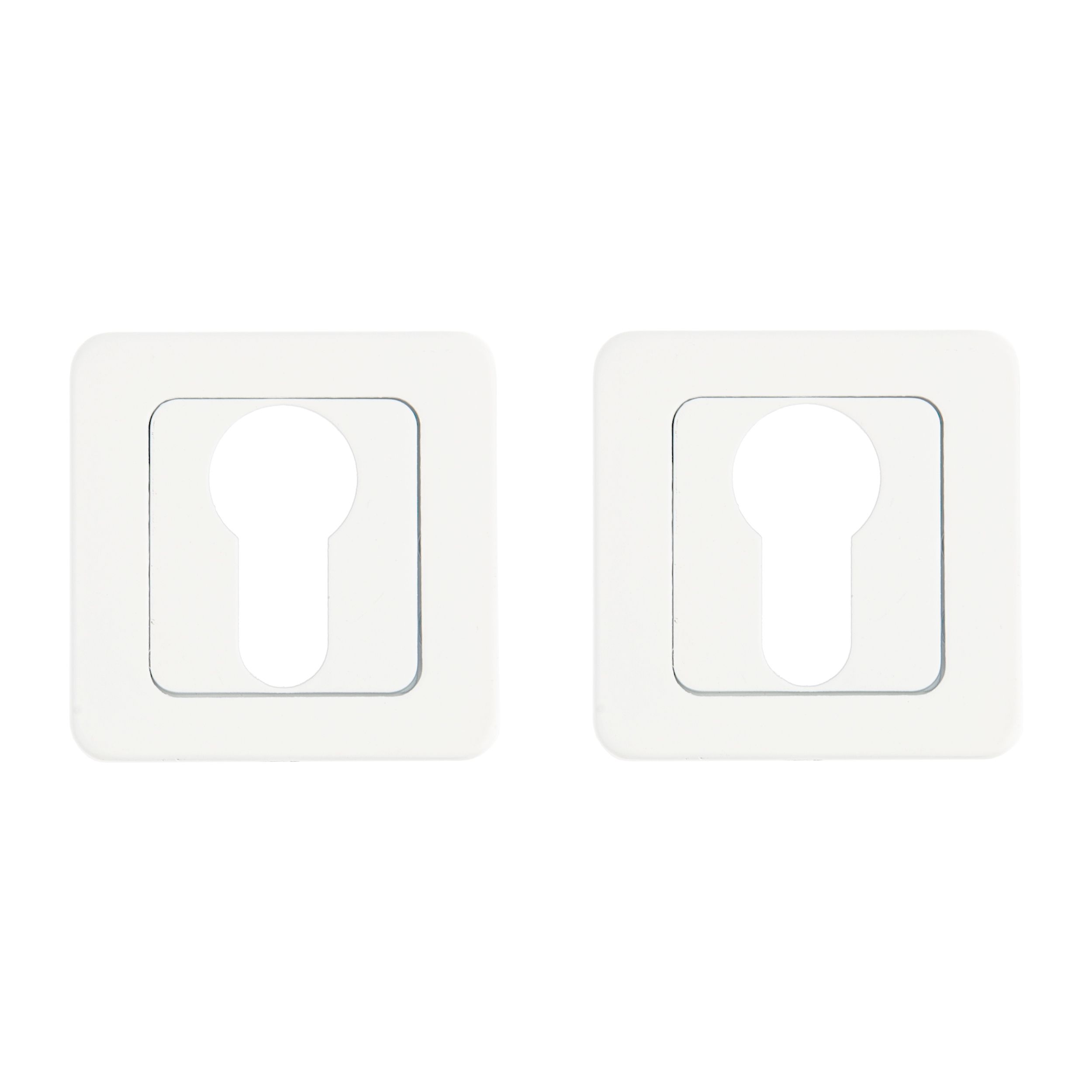 Накладка на цилиндр DP-C-22-WM цвет матовый белый 2 шт.