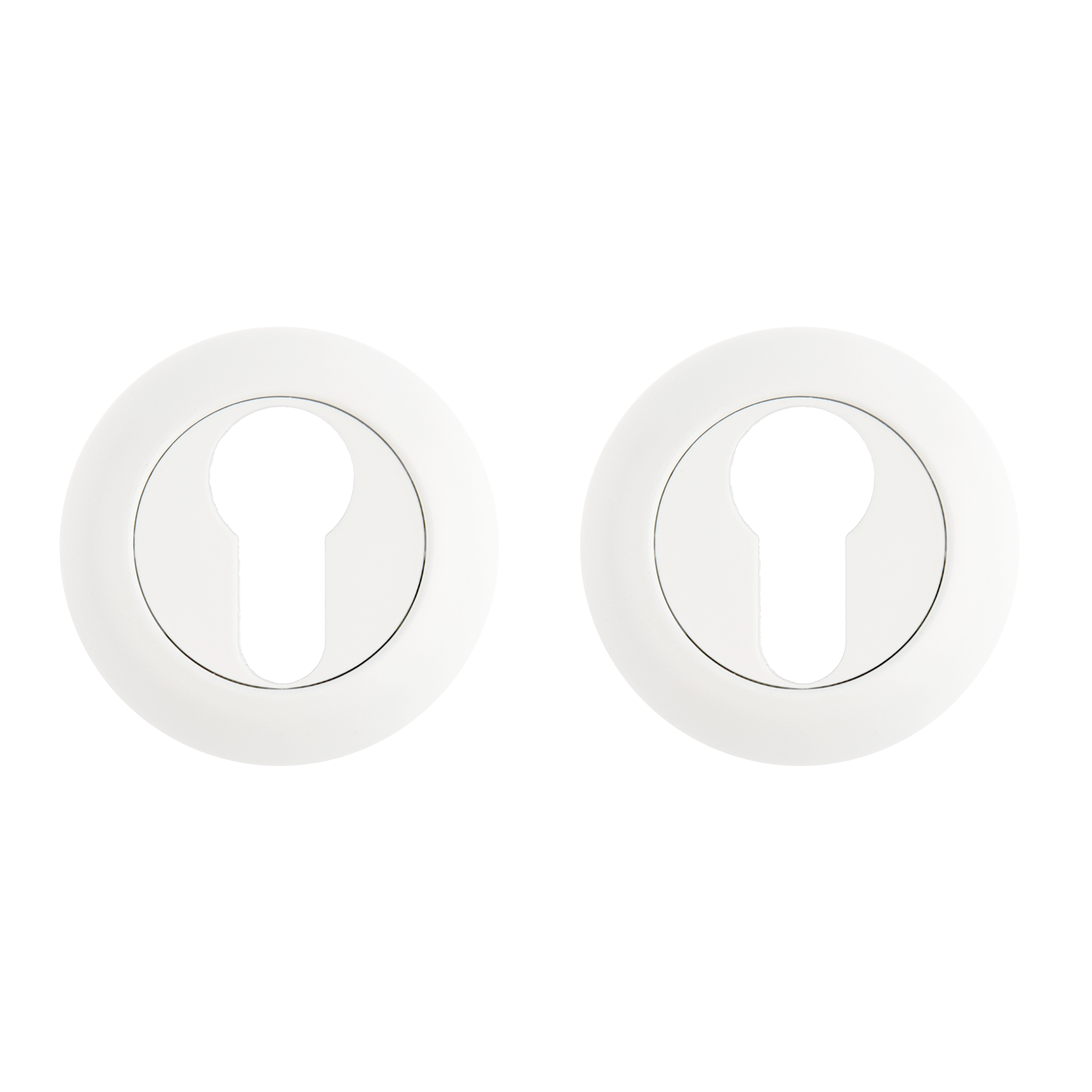 Накладка на цилиндр DP-C-14-WM цвет матовый белый 2 шт.