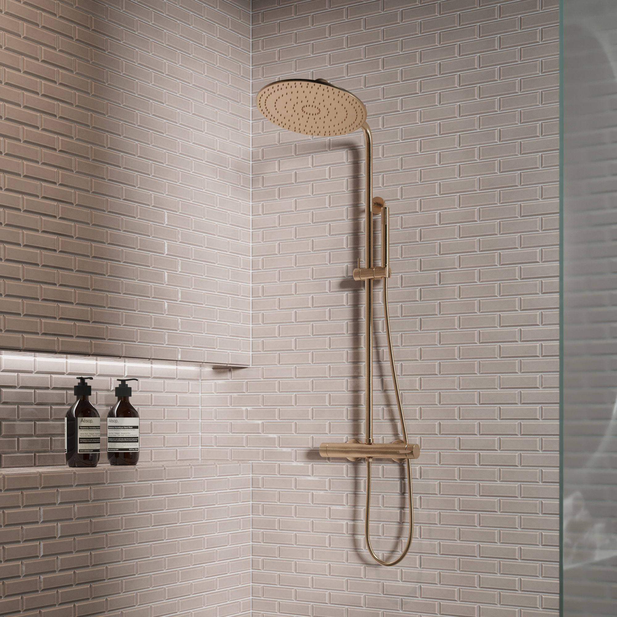 Изображение товара Керамическая мозаика Smart Mosaic Homework Metro Grey Glossy 29.1x29.55 см