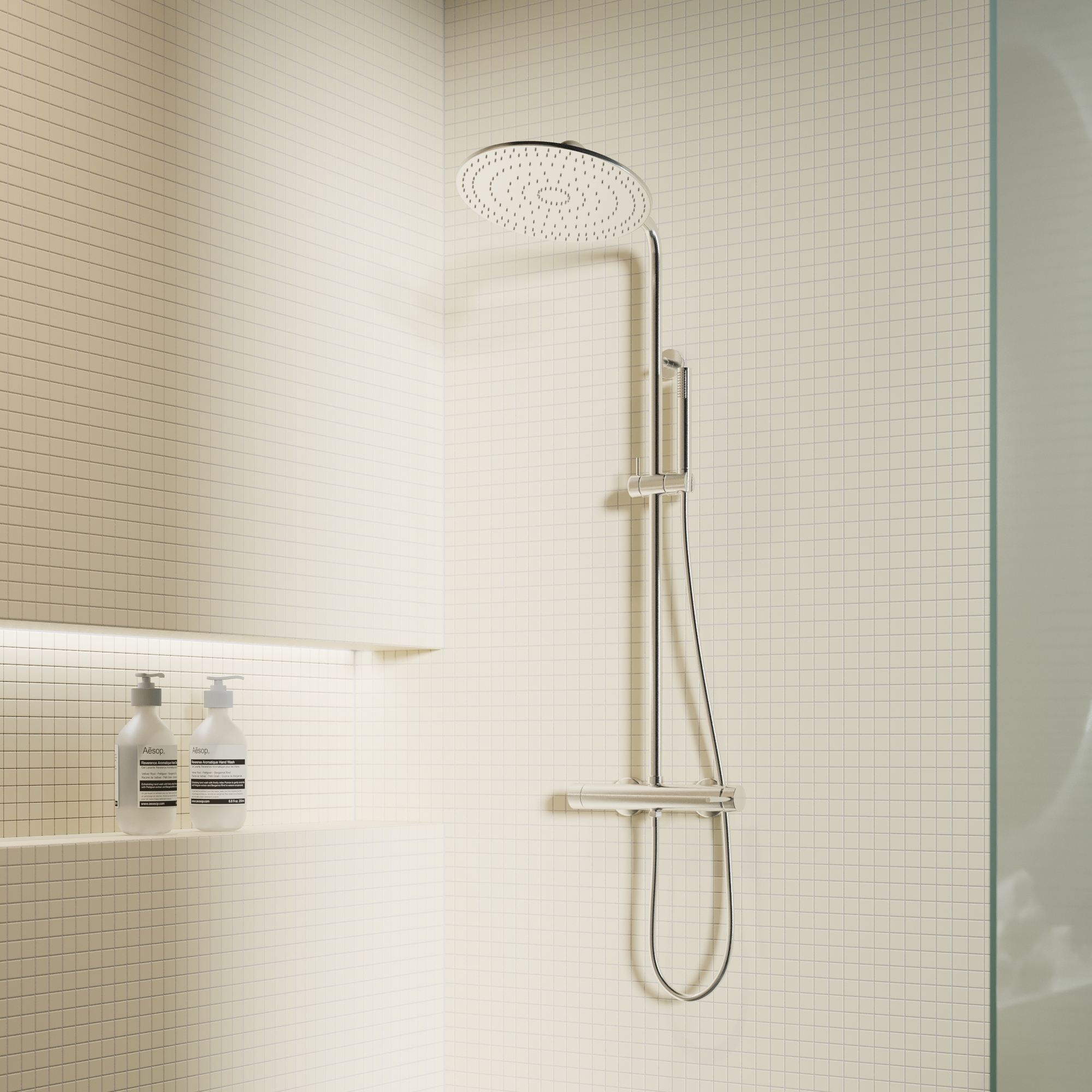 Изображение товара Мозаика Kerama Marazzi Temari 29.8x29.8 см бежевый для стен ванной комнаты