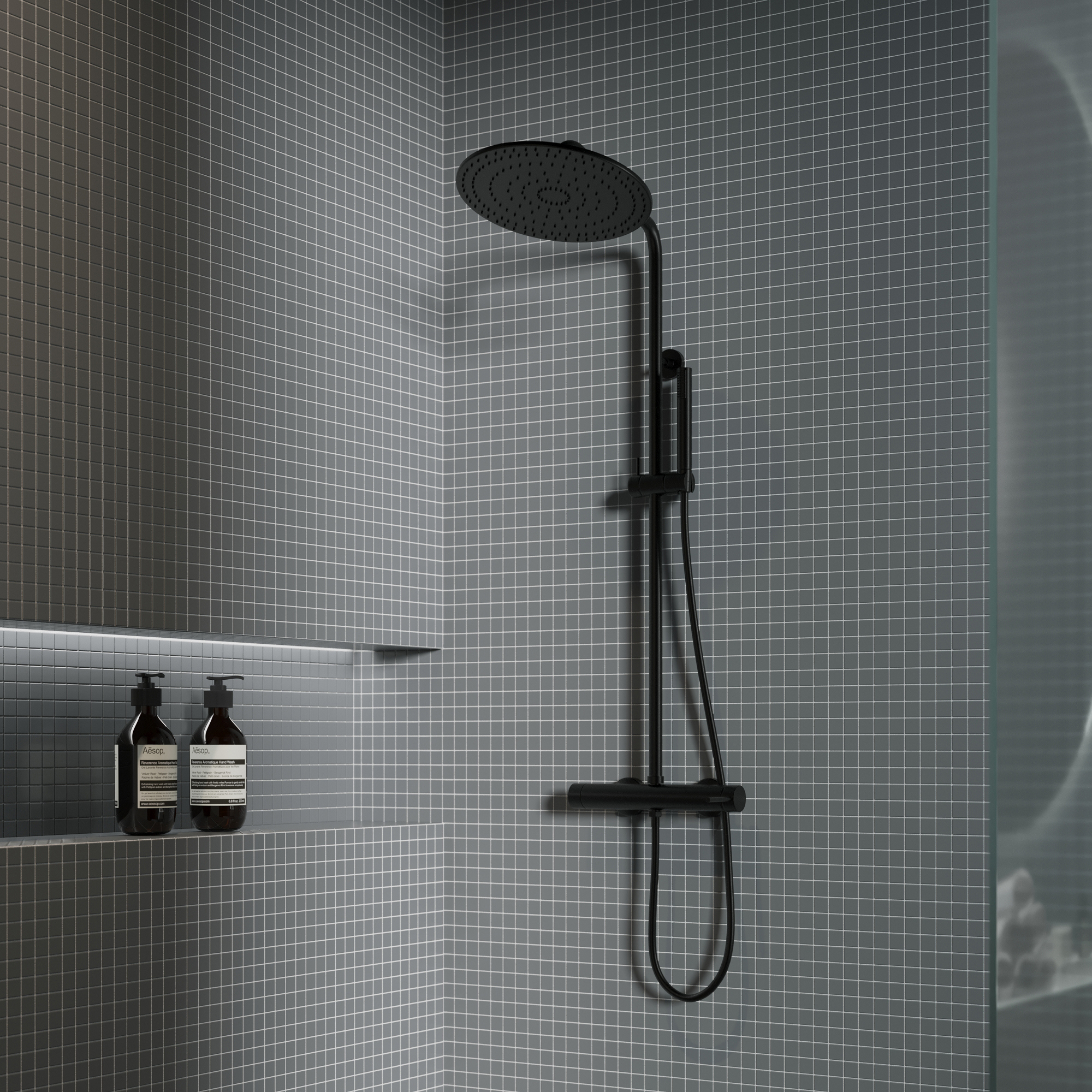 Изображение товара Мозаика Kerama Marazzi Temari 29.8x29.8 см графит для стен и пола