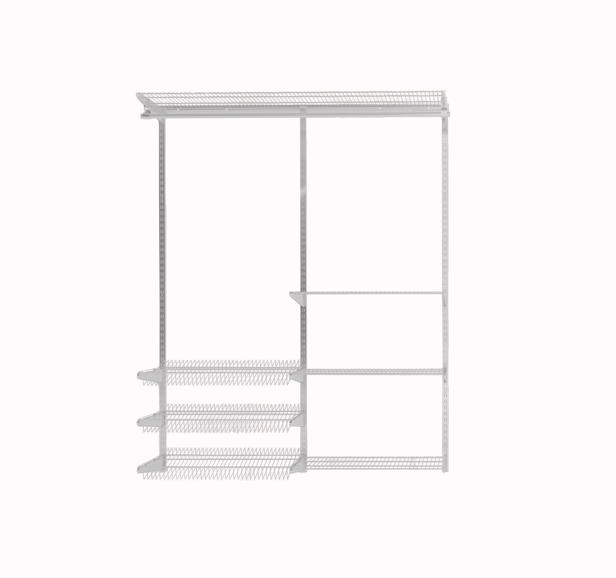 Изображение товара Гардероб настроенный Volazzi home 6189491 белый матовый 121x40x192 см современная мебель