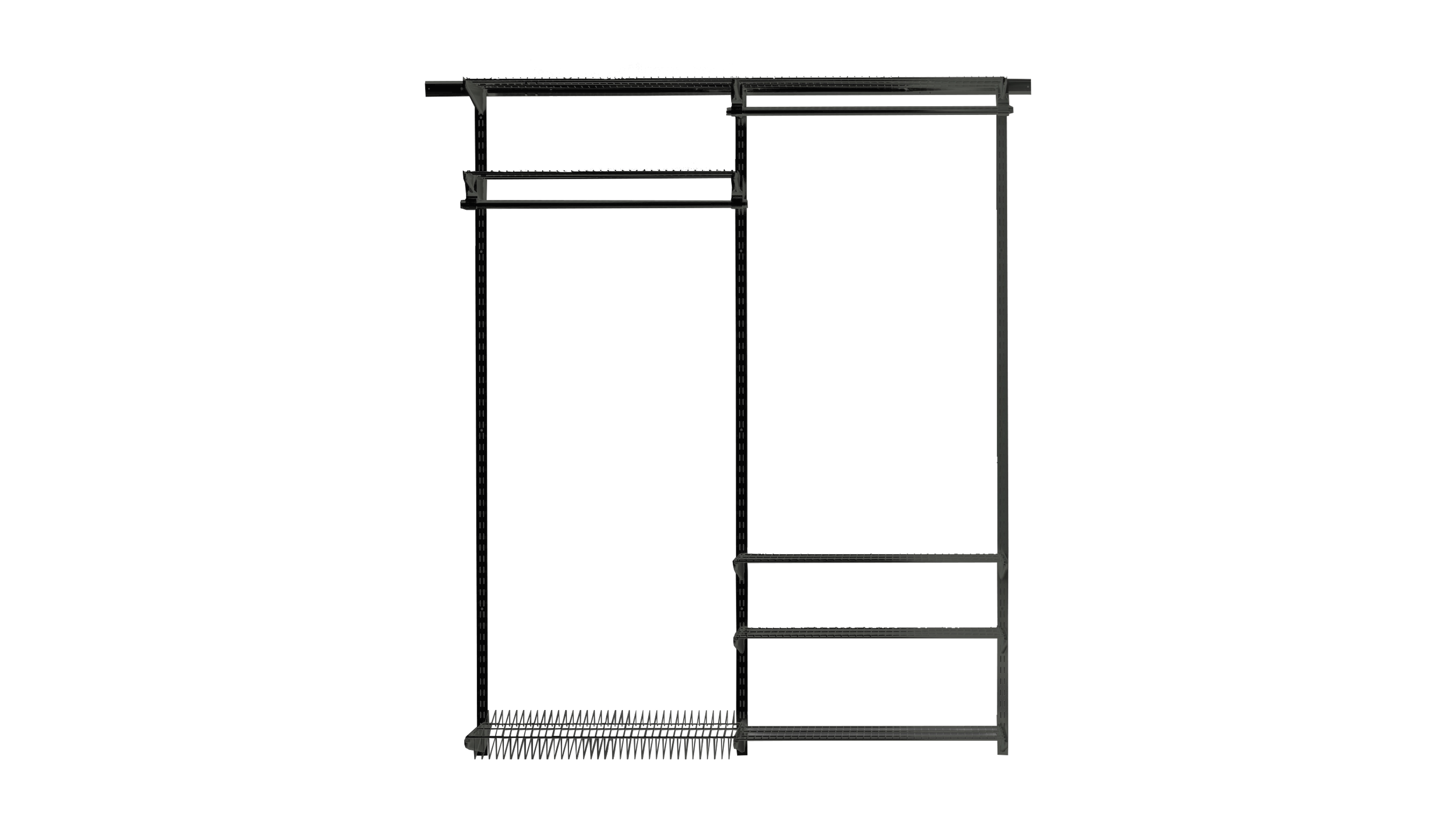 Изображение товара Гардеробная система VOLAZZI HOME 6298117 Черный матовый 121x40x192