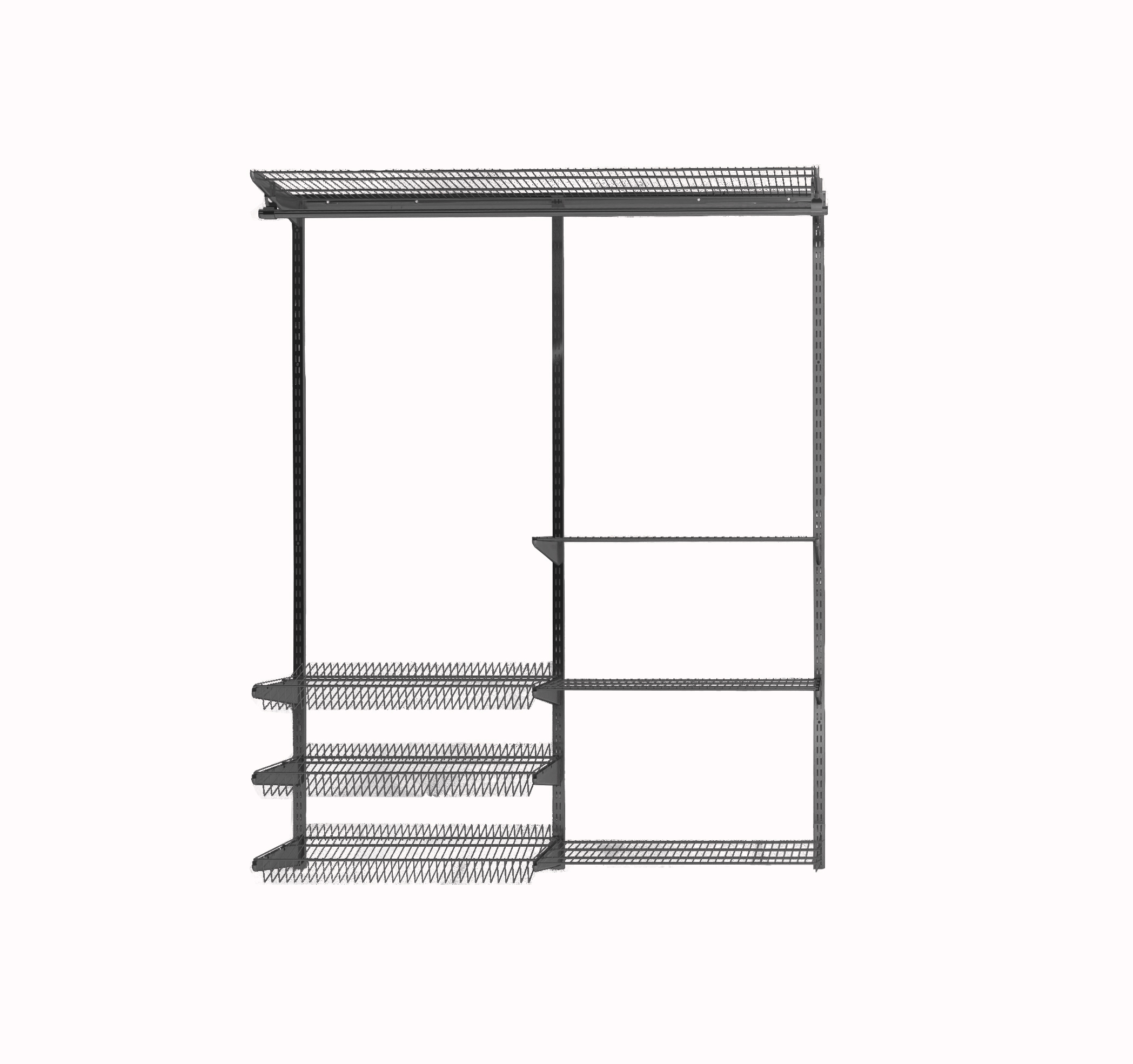 Изображение товара Гардероб Volazzi home 6298124 121x40x192 см цвет черный матовый