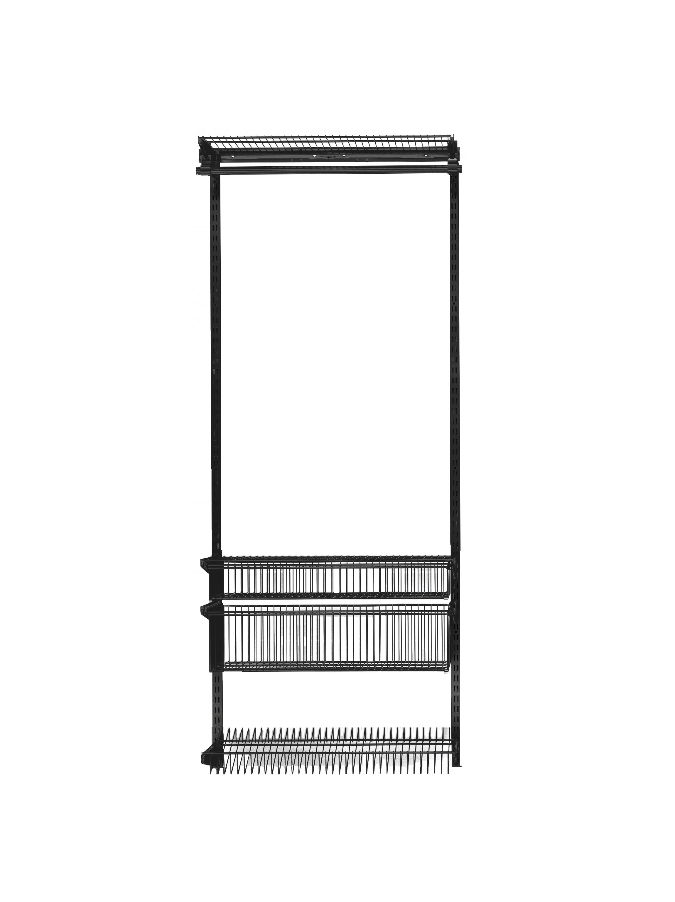 Изображение товара Гардероб Volazzi home 6298131 61x40x192 см цвет черный матовый