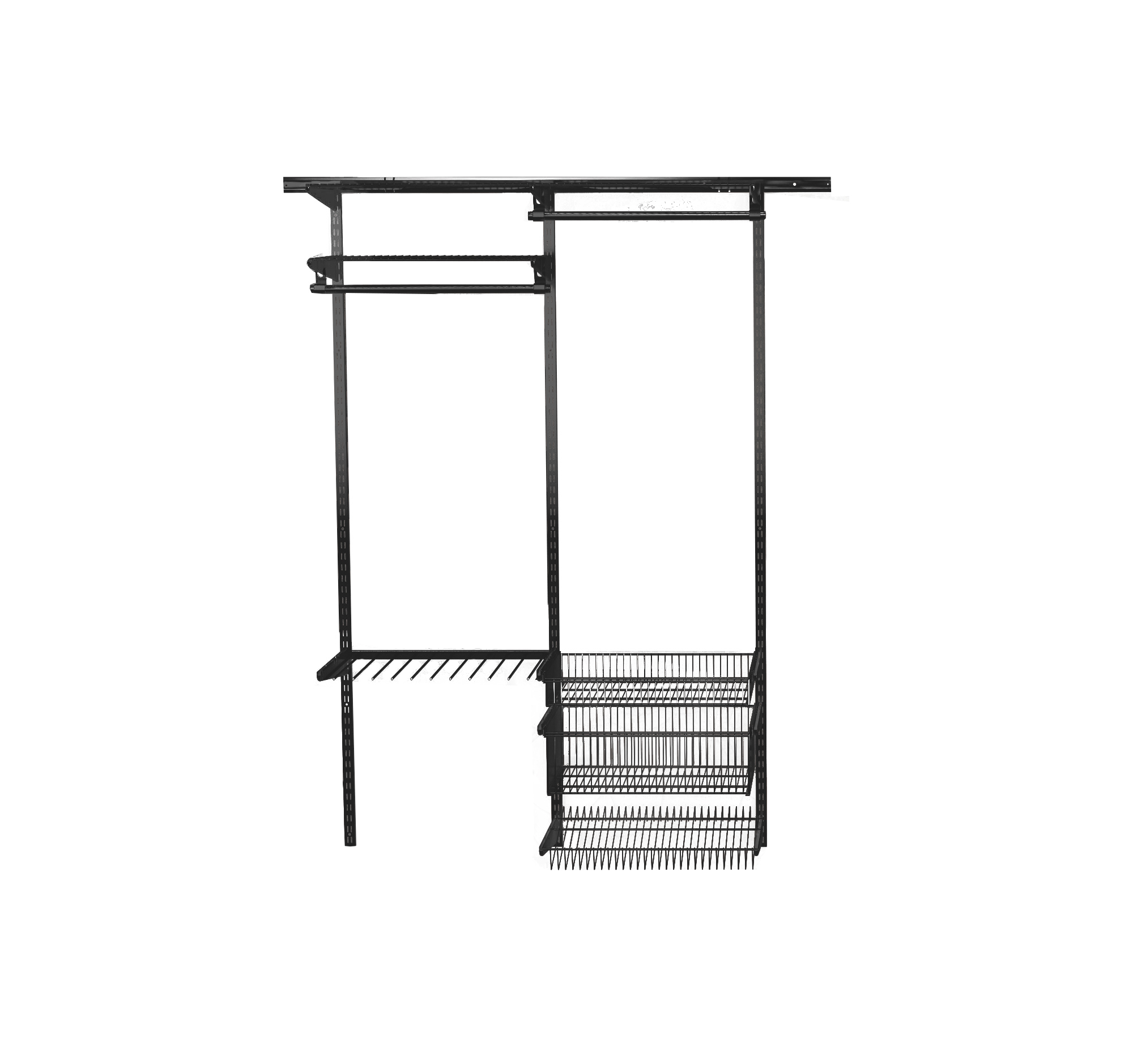 Изображение товара Гардероб Volazzi home 6298179 121x40x192 см черный матовый