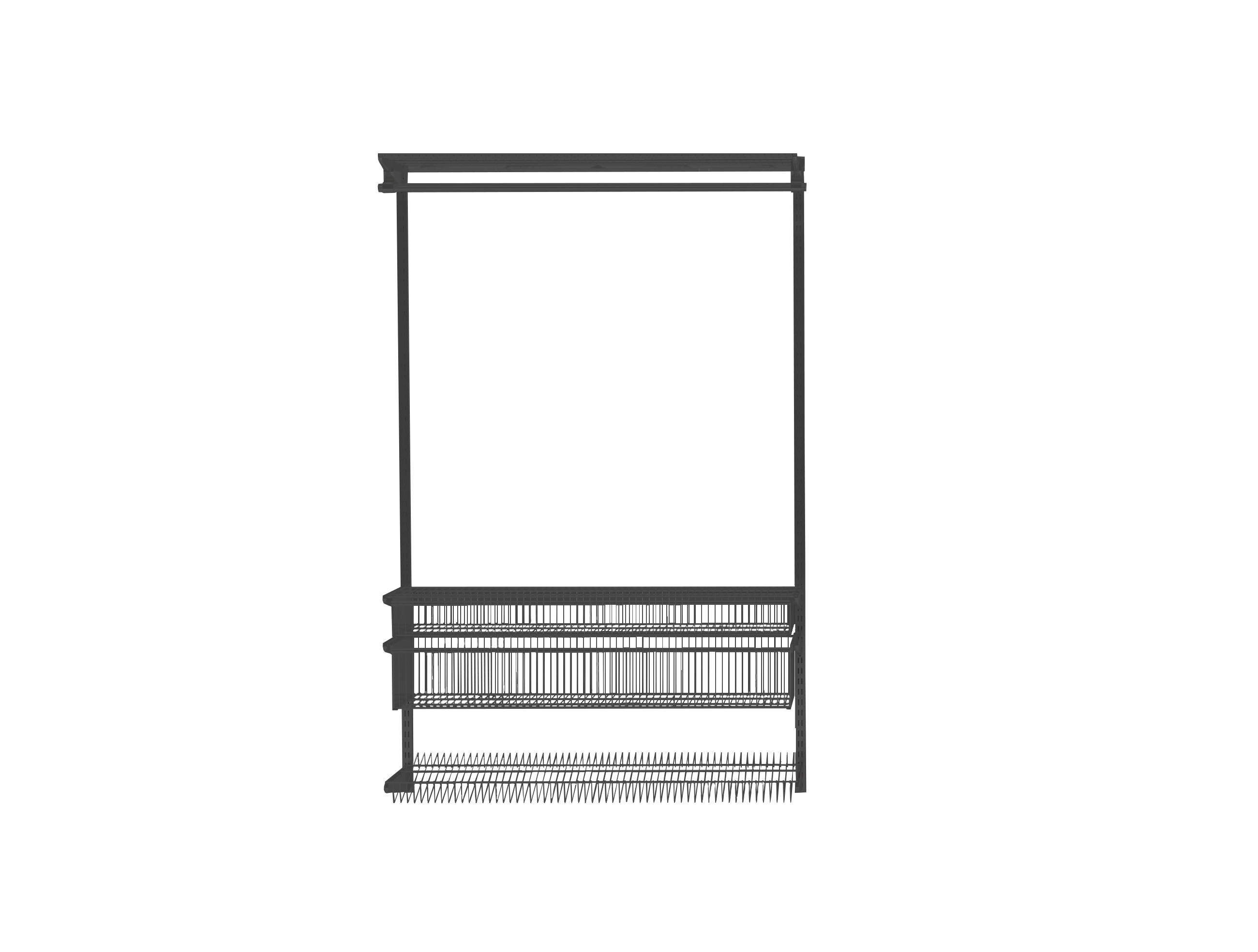 Изображение товара Гардероб Volazzi home 6298186 91x40x192 см цвет черный матовый