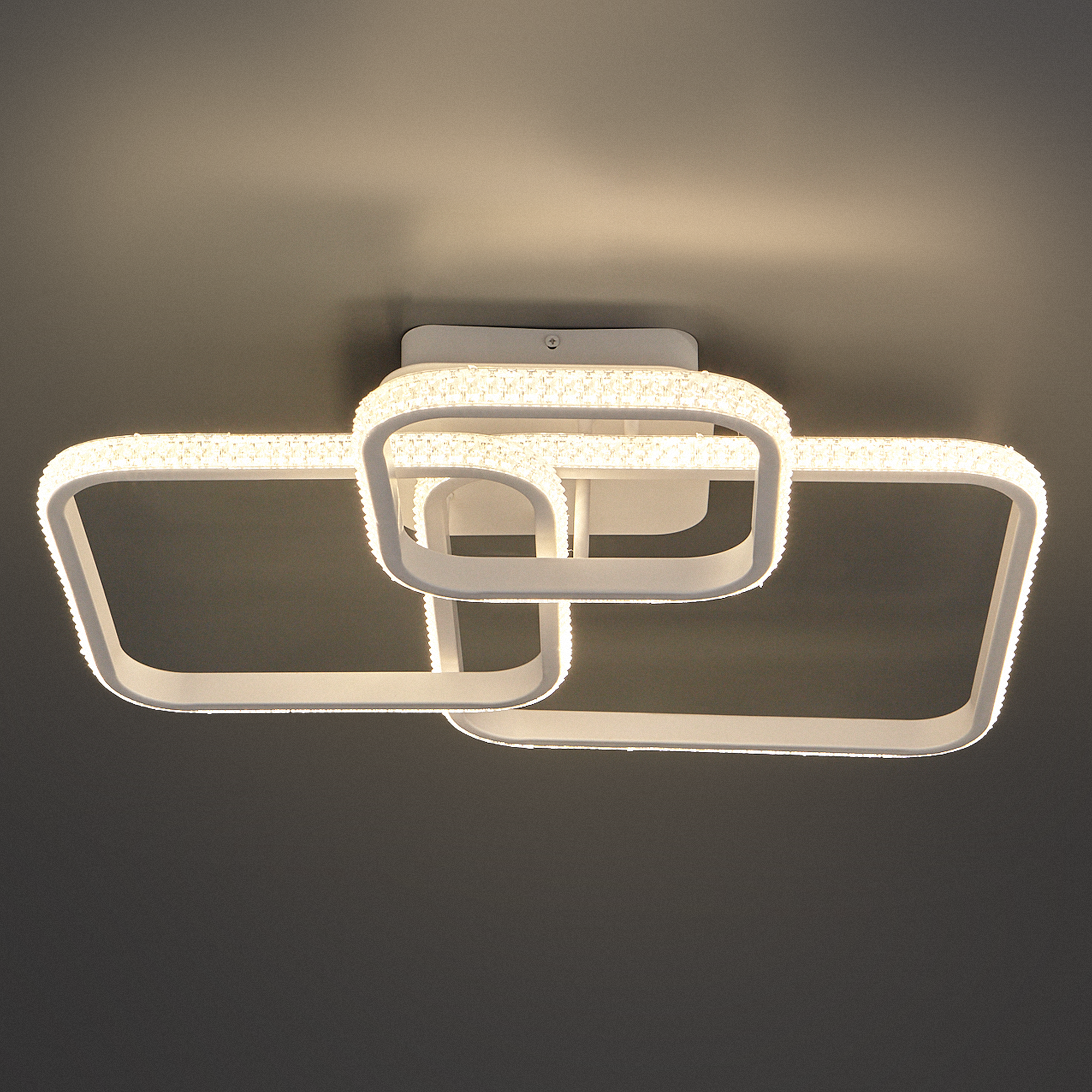 Изображение товара Люстра потолочная Novotech Over 358921 LED квадратная белая 54W потолочная светодиодная