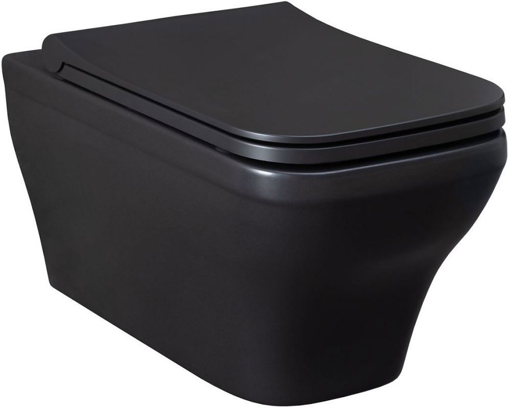 Изображение товара Унитаз подвесной Allen Brau 00301331 безободковый черный