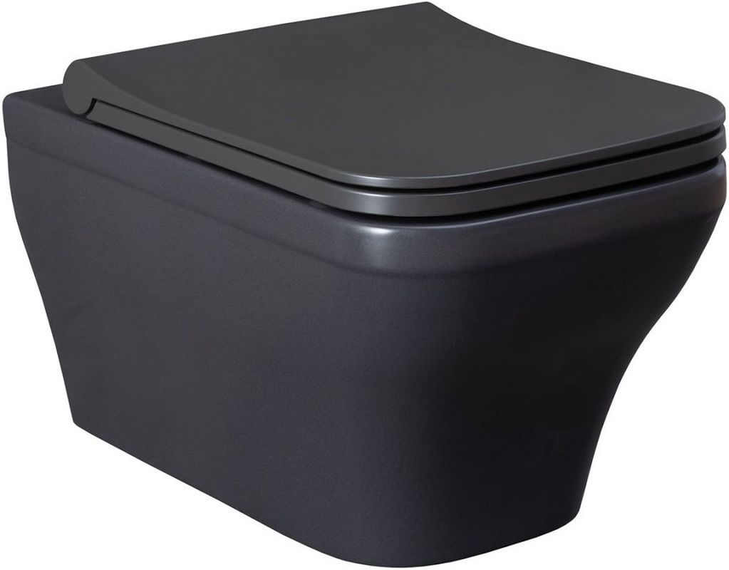 Изображение товара Подвесной унитаз Allen Brau 00301924 Infinity 2 безободковый черный Германия