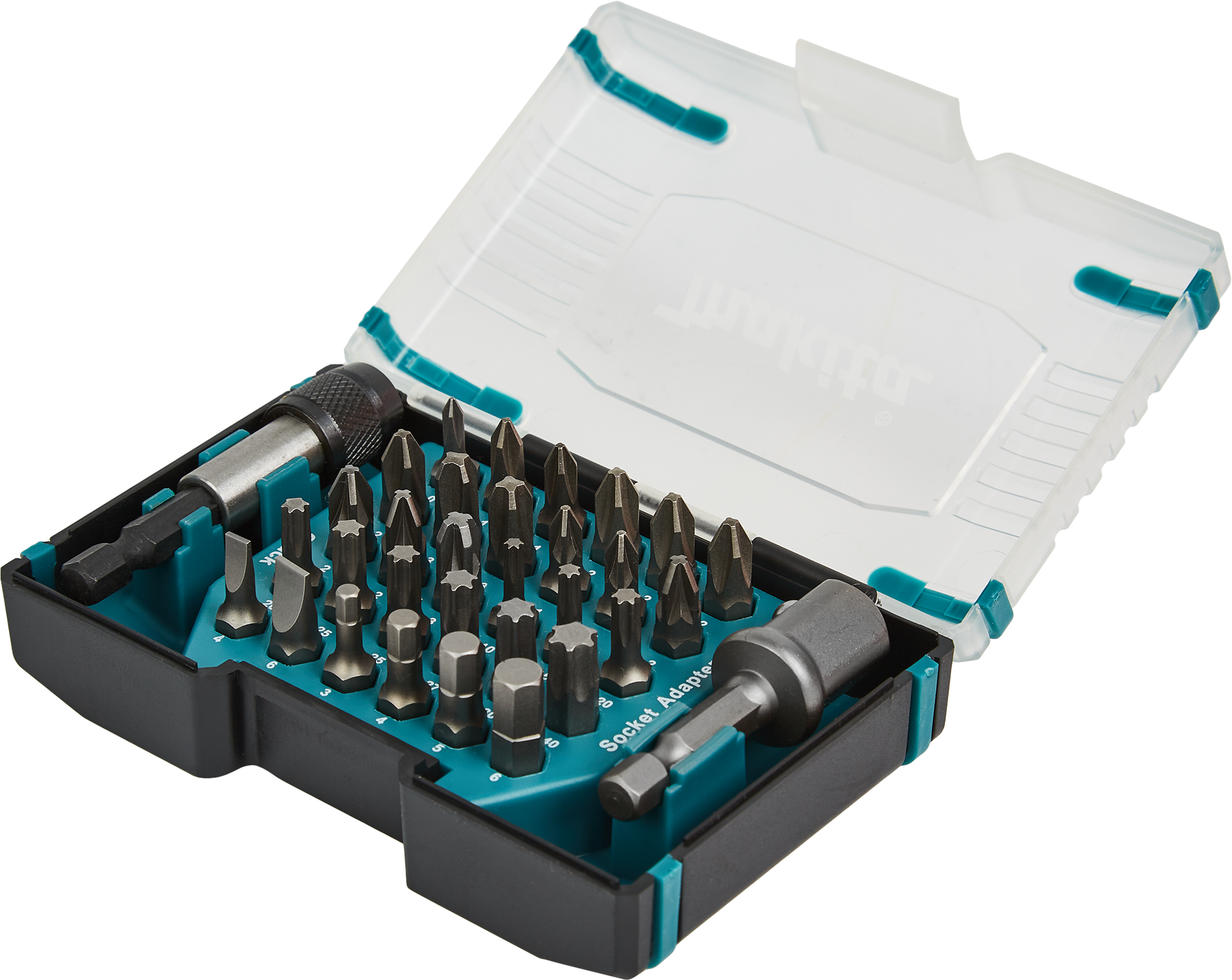 Изображение товара Набор магнитных бит Makita D-65084, 32 шт. в кейсе, универсальный