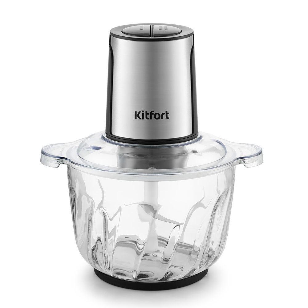 Изображение товара Электрический измельчитель Kitfort КТ-3026 с двумя скоростями и 2,3 л чашей