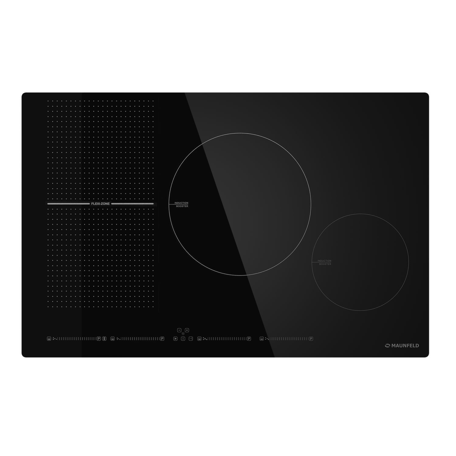 Изображение товара Индукционная варочная панель Maunfeld CVI804SFBK 80 см 4 конфорки черная