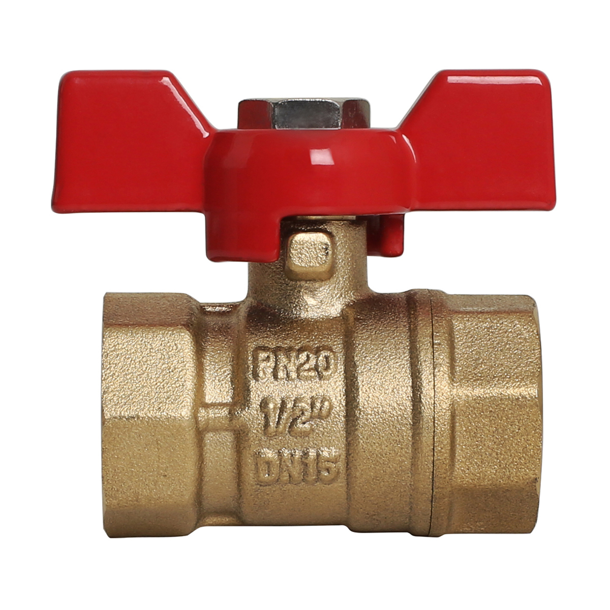 Изображение товара Кран шаровой Profeco PE-12FFB 1/2 дюйма латунь внутренний резьба