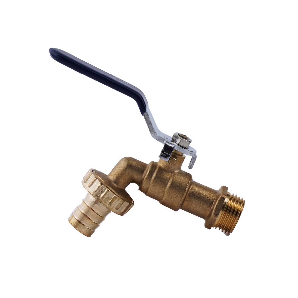 Изображение товара Кран шаровой Псм-профсан 3/4 с носиком под шланг латунь