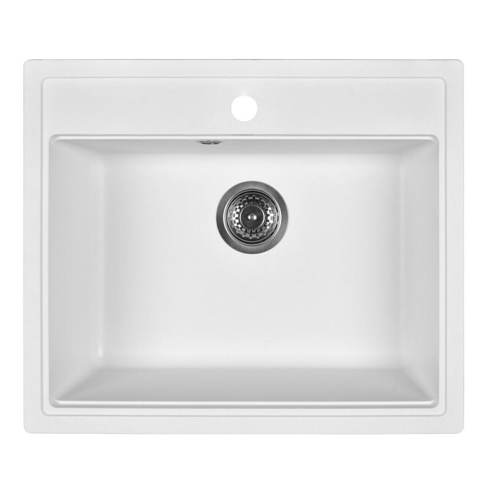 Изображение товара Мойка для кухни из искусственного камня Wisent MW600-28 белый 600x505