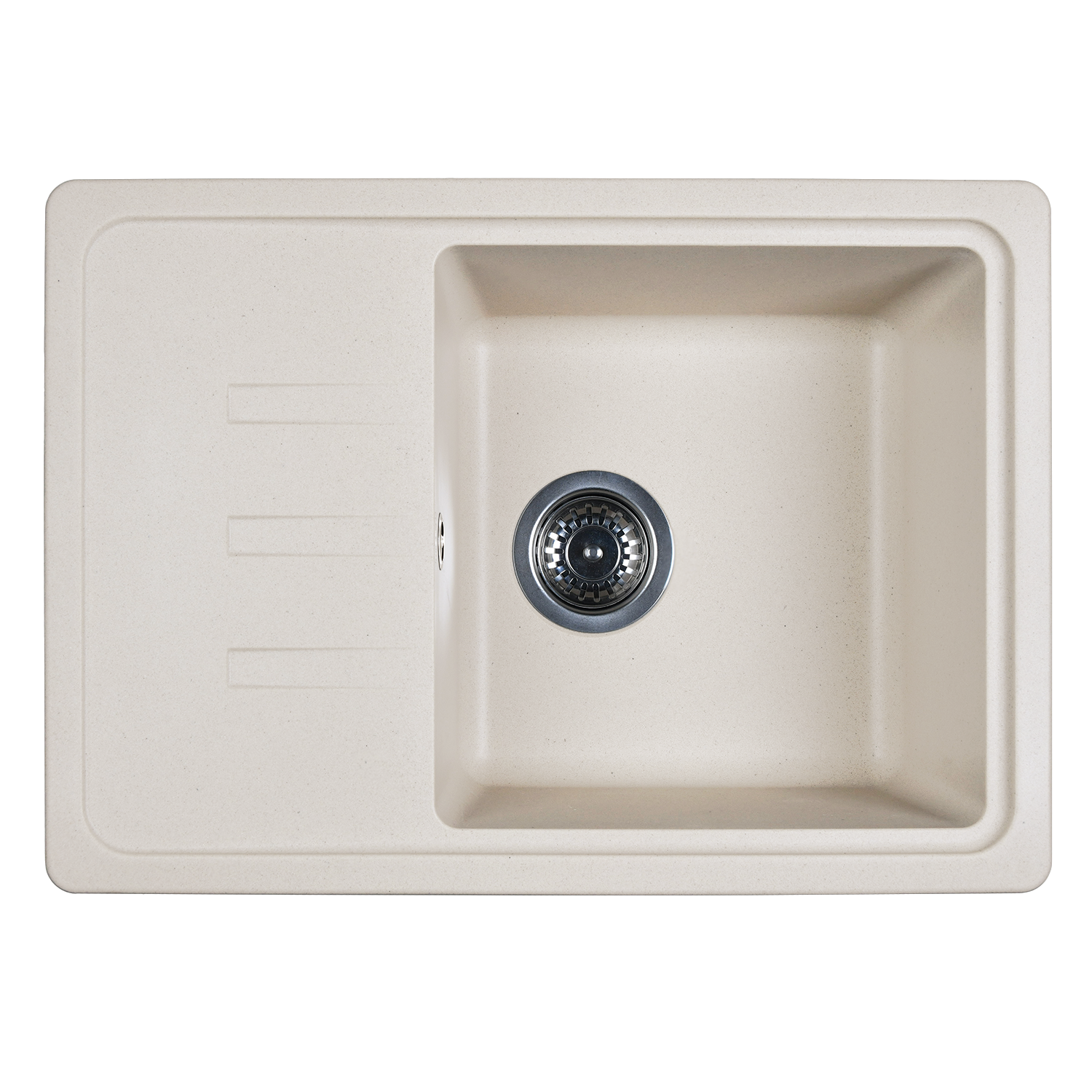 Изображение товара Мойка для кухни из искусственного камня Wisent MW620-30 крем 620x430 мм