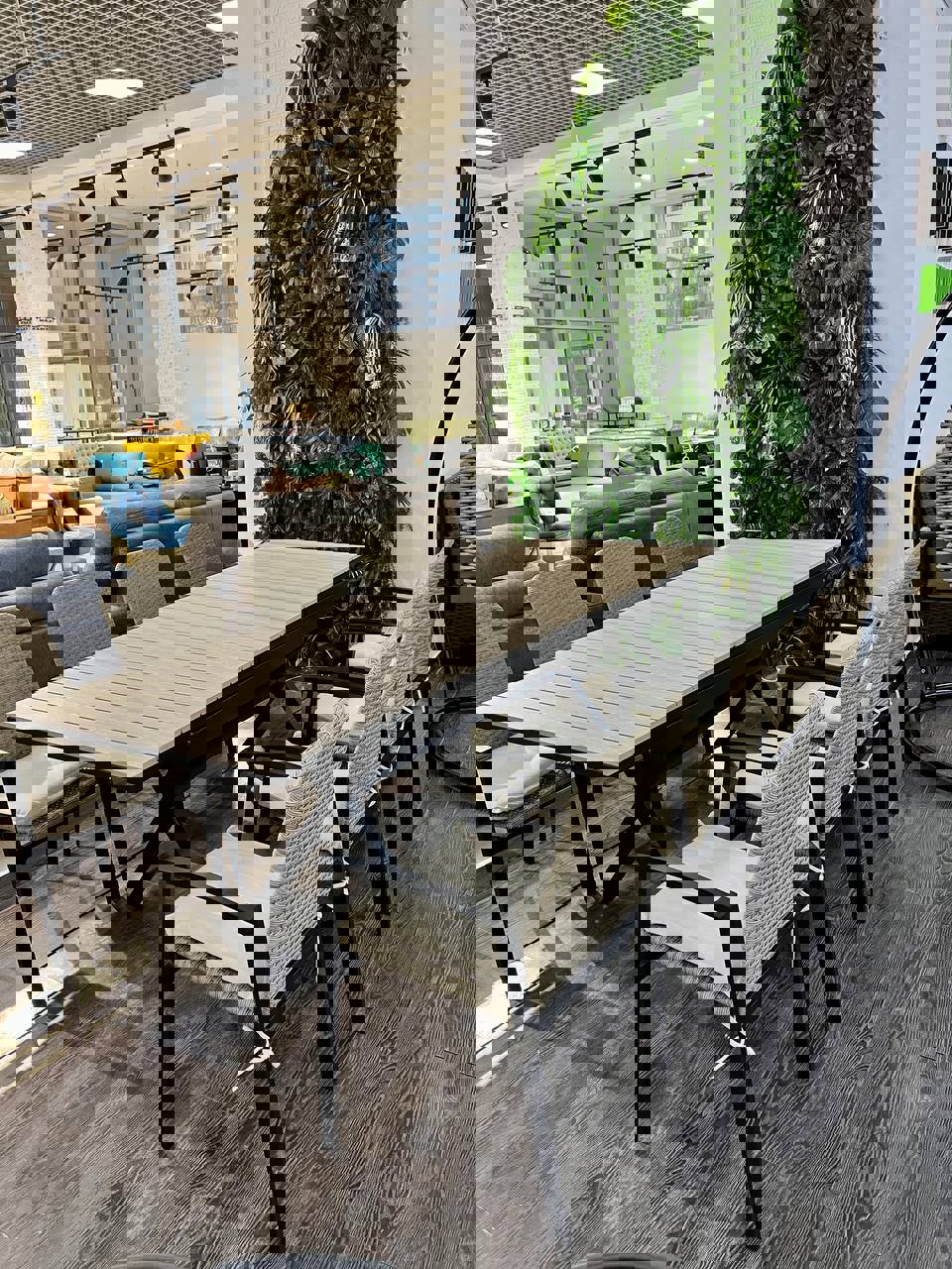 Изображение товара Кресло садовое Jiangsu Warsaw 60x56x87 см алюминий пвх синий