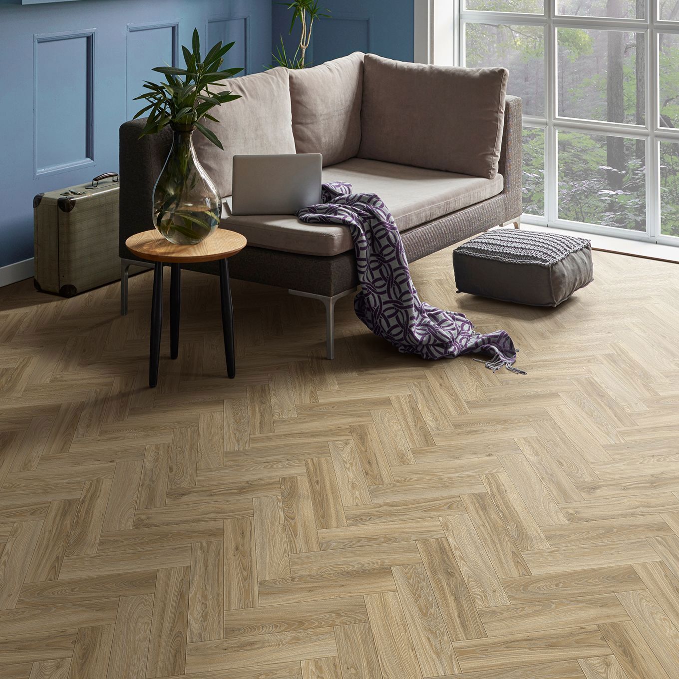 Изображение товара Линолеум Дуб красный 21 класс толщиной 2.4 мм, ширина 3 м, для гостиной