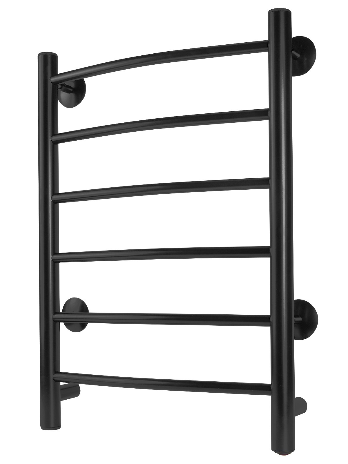 Изображение товара Электрический полотенцесушитель ARIS Ребро 76 Вт черный/белый с полкой