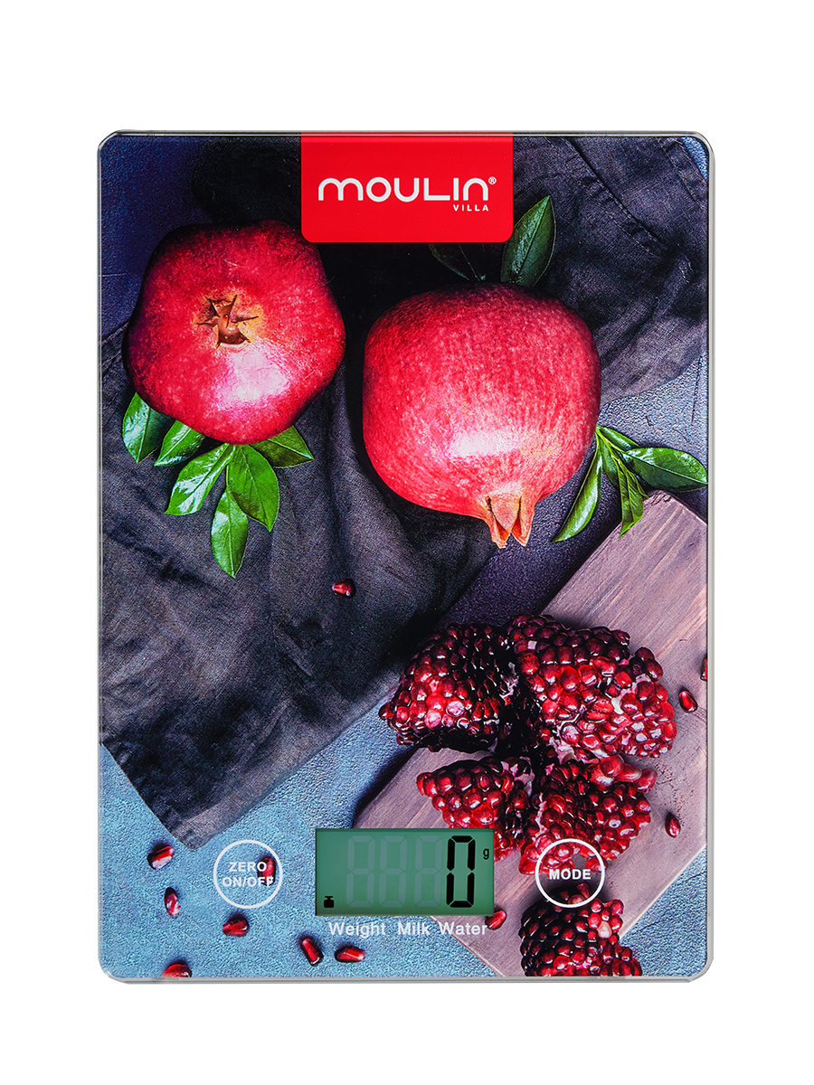 Изображение товара Электронные кухонные весы Moulin Villa KS-MV 001 G 5 кг тонкие стеклянные