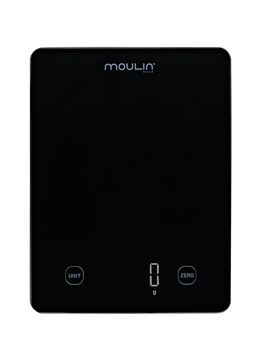 Изображение товара Электронные весы Moulin villa KS-MV 002 максимальная нагрузка 5 кг цвет черный