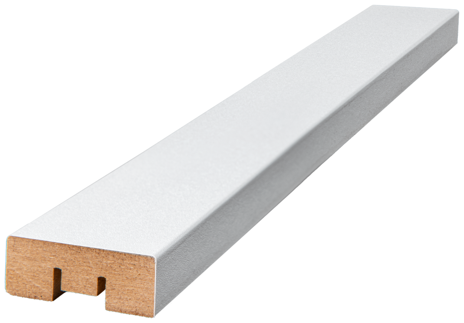 Изображение товара Рейка МДФ 2700x16x40 мм цвет белый