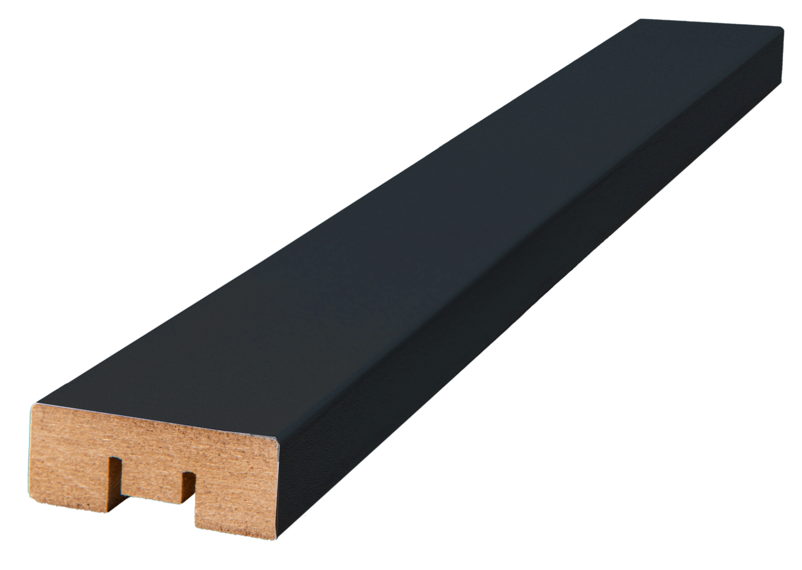 Изображение товара Рейка МДФ 2700x16x40 мм цвет черный