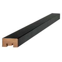 Изображение товара Реечная панель PORTIKA Черная МДФ 2700x32x20 мм