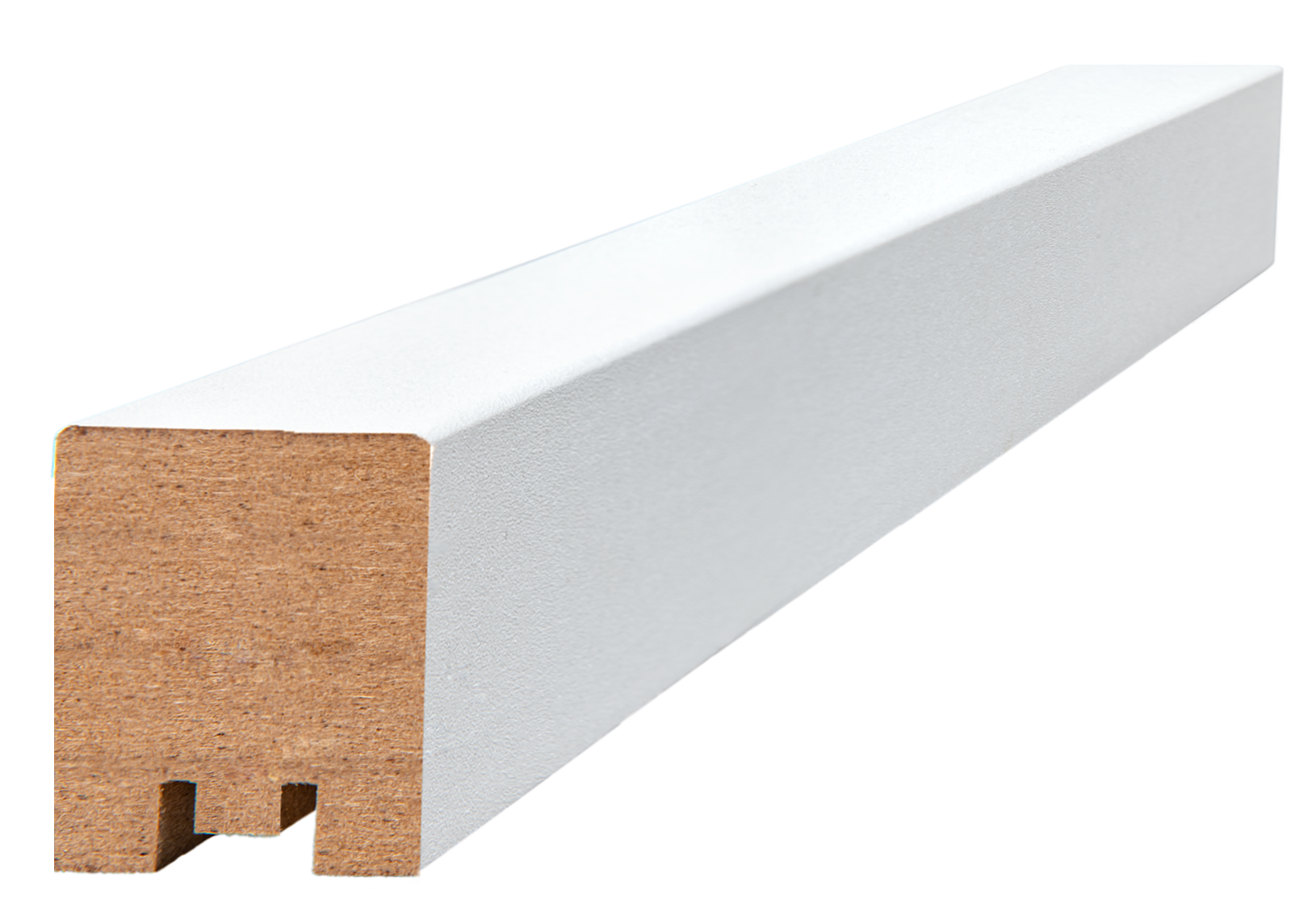 Изображение товара Рейка МДФ 2700x40x32 мм цвет белый