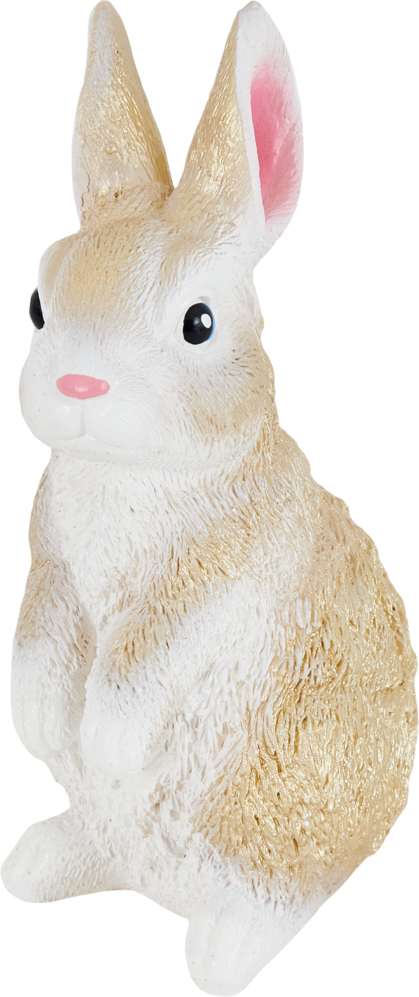Изображение товара Копилка Зайчик бело-золотая гипс