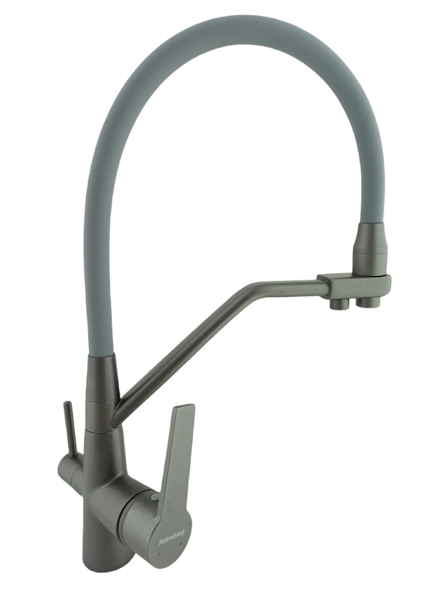 Изображение товара Смеситель для кухни Rainsberg R603cy-5 с гибким изливом и тройным подключением