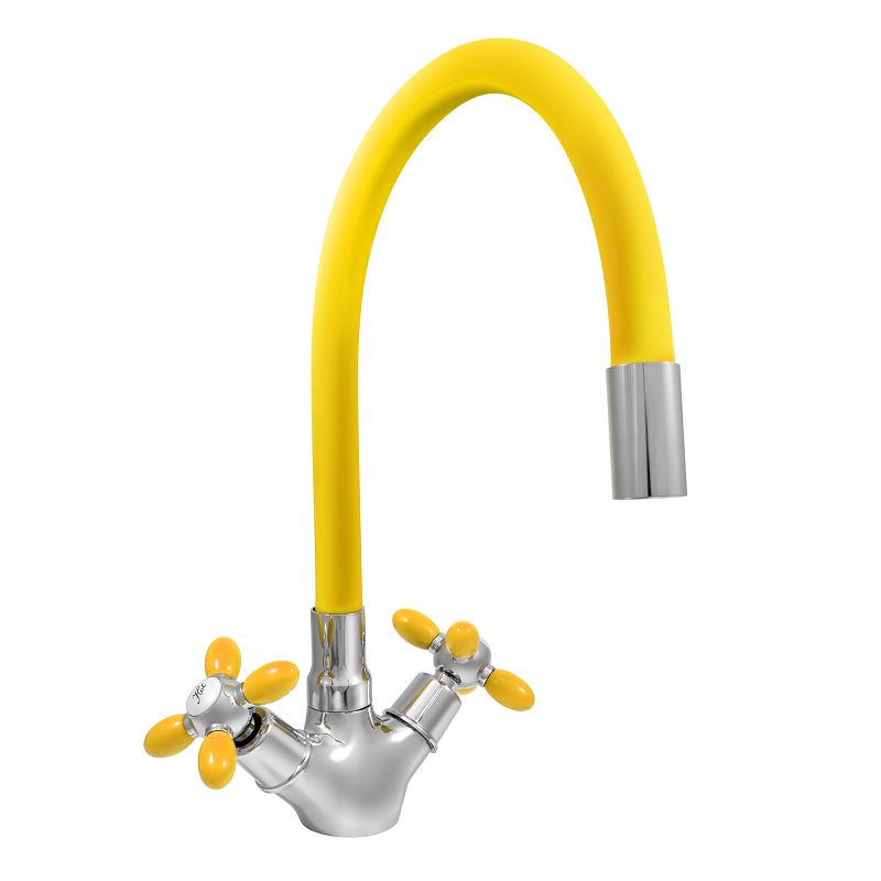 Изображение товара Двухвентильный смеситель Juguni 0402.143 высота 20 см цвет желтый