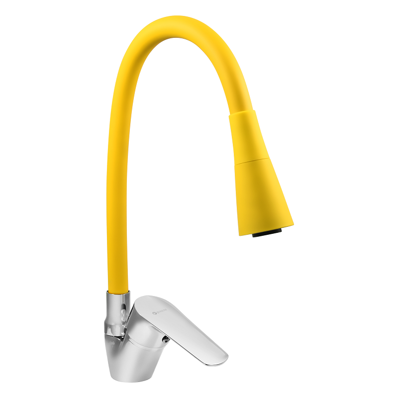Изображение товара Смеситель для кухни JUGUNI Hydra 0402.150 однорычажный желтый