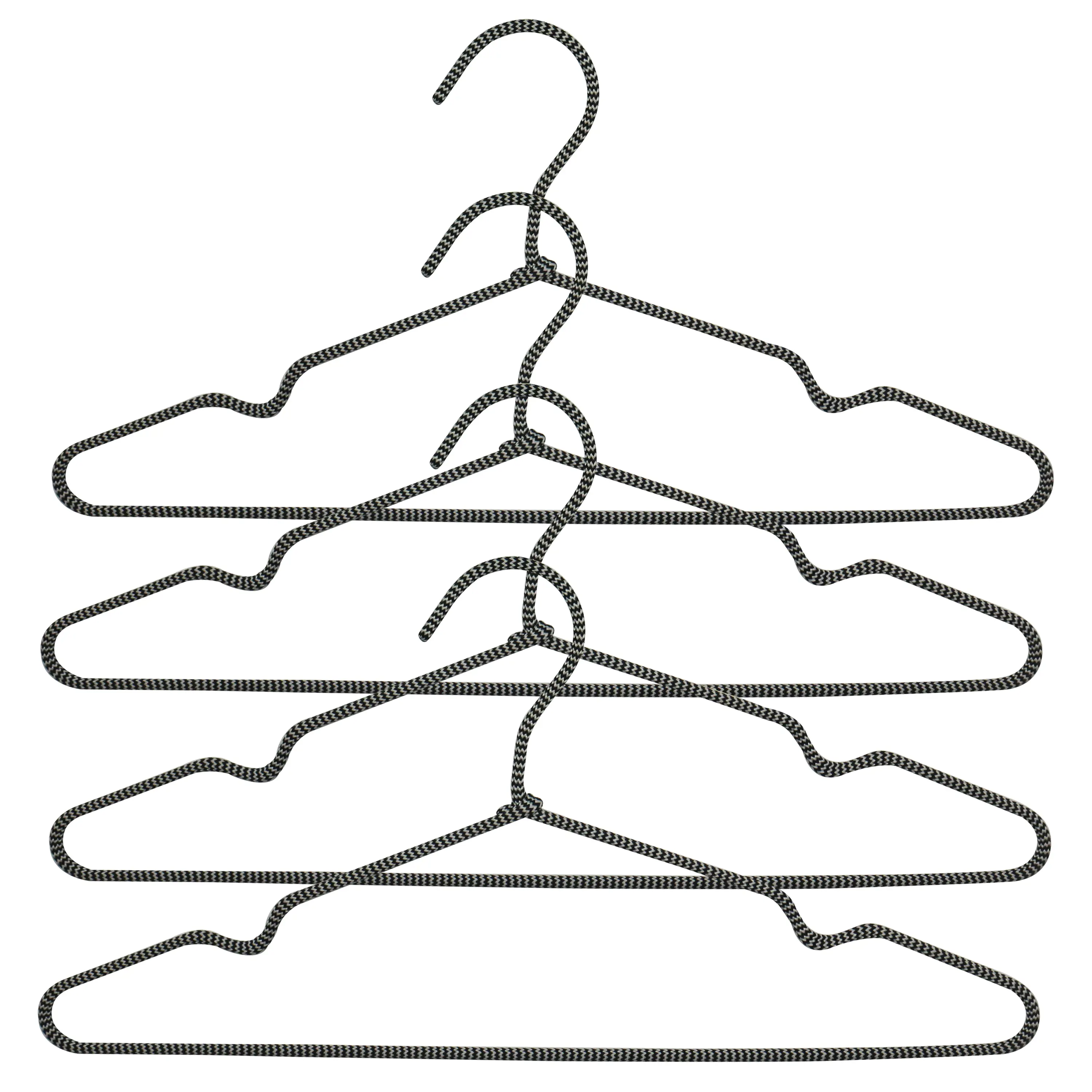 Плечики Spaceo 40 см металл цвет серый 4 шт