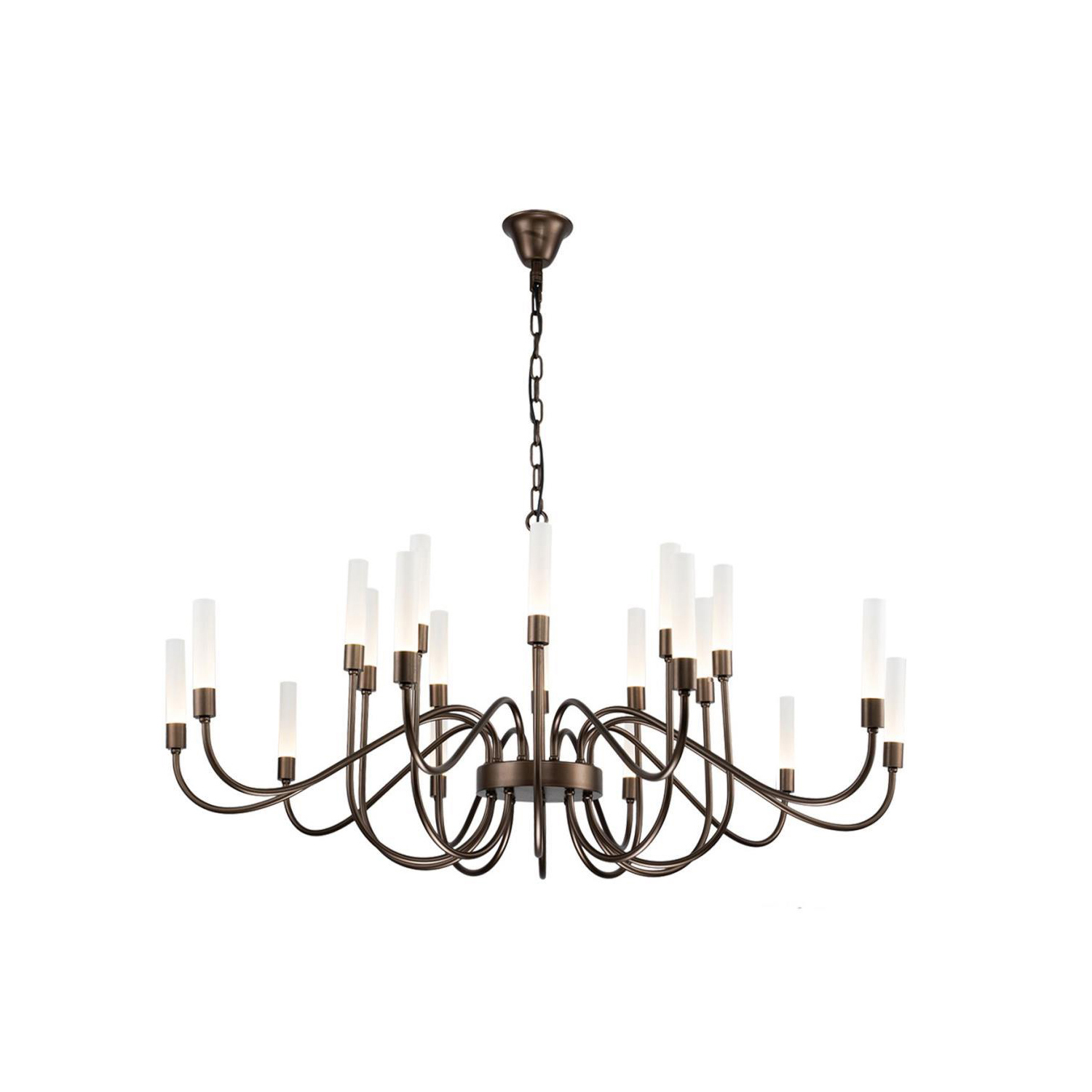 Изображение товара Люстра подвесная светодиодная FAVOURITE 3014-20P 15 м² коричневая